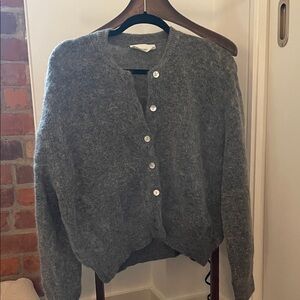 American Vintage Gray Cardigan Sweater
